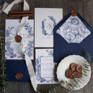 Ever After… an invitation suite inspired by floral harvests and nature, printed on cotton paper and accented with with dark blue envelopes and antique bronze wax seals. A beautiful set for any time of the year. @urban_scribes Want it for your special day or event? Contact us. Colours can be changed to match any colour theme! #wedding #weddings #invitations #bespokeinvitations #invitationdesigner #invitationsuite #weddingstationery #weddinginvitations #eventdesign #wedding #weddings #toronto #stationery #typography #weddinginvitation #boutique #wedluxe #bespoke #weddinginspo #love #waxseals #torontoweddings #torontowedding #mimico #smallbusiness #shesaidyes #ido #waxseal #urban_scribes_ds