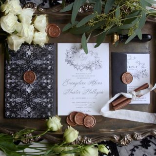 Friday I’m in love 😍 Floral Sweep … an invitation suite inspired by floral elegance and paired with a classic vintage lace laser cut jacket, printed on cotton paper and accented with stunning antique bronze wax seals. @urban_scribes and @toronto_wedding_invitations Want it for your special day or event? Contact us. Colours can be changed to match any colour theme! A big thank you to @hellopoppyfloral for the beautiful floral! #wedding #weddings #invitations #bespokeinvitations #invitationdesigner #invitationsuite #weddingstationery #weddinginvitations #eventdesign #wedding #weddings #toronto #stationery #lasercut #weddinginvitation # #microweddings #wedluxe #bespoke #weddinginspo #love #waxseals #torontoweddings #torontowedding #mimico #shesaidyes #ido #waxseal #toronto_wedding_invitations_us #urban_scribes_ds